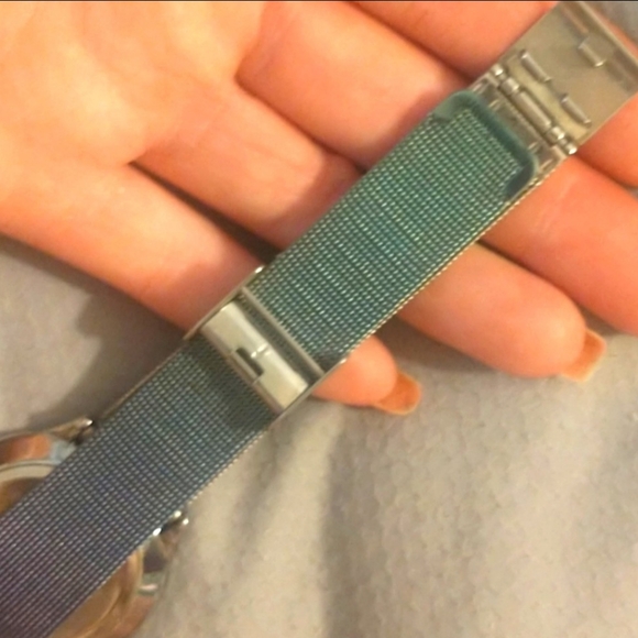 Juicy Couture Ombré Wrist Watch Adjustable Metallic Mesh Band Monogram Timepiece main image 14